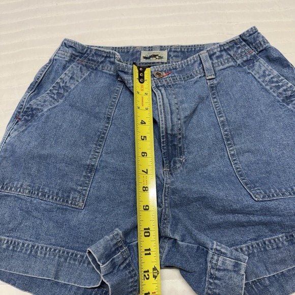 St. John's Bay Women's Denim Shorts Mid Rise Cotton 12p - Picture 6 of 7